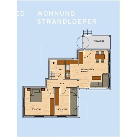 Strandloeper Comfortable Holiday home